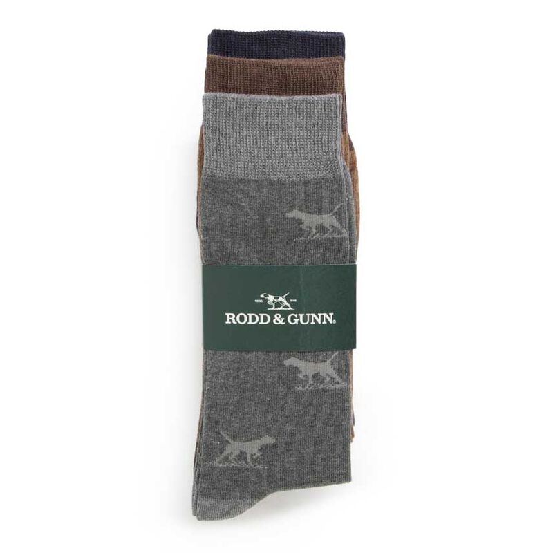 Rodd & Gunn Dogs-A-Plenty Three Pack Socks image number 2